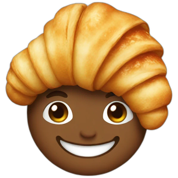 croissant-human emoji