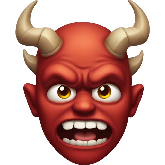 Demon with 2 tongues  emoji