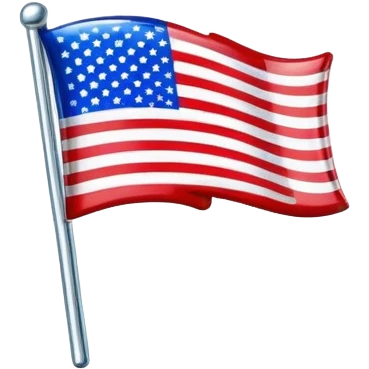 AMERICAN FLAG PIN emoji