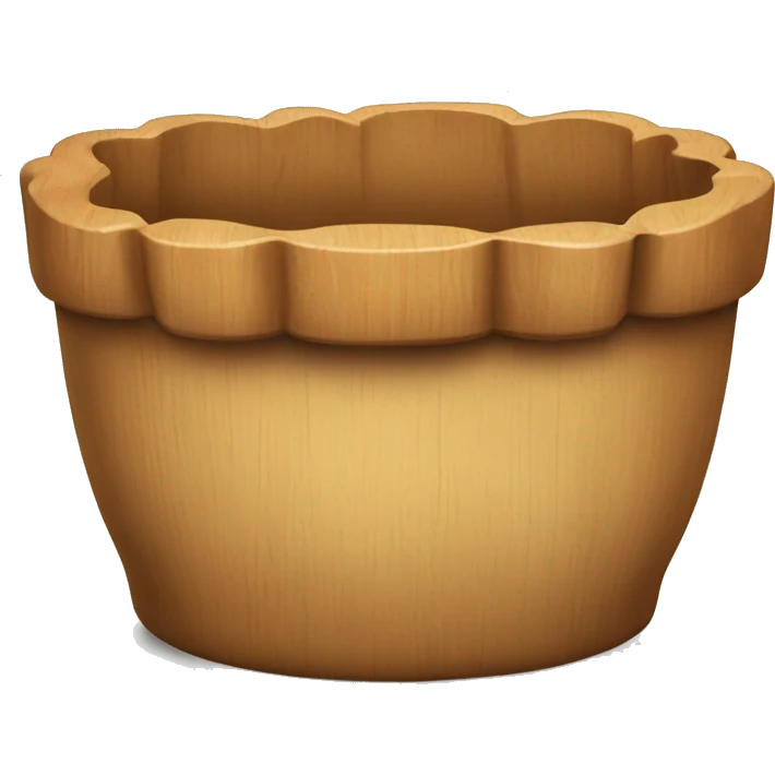 Wood scalloped bowel emoji