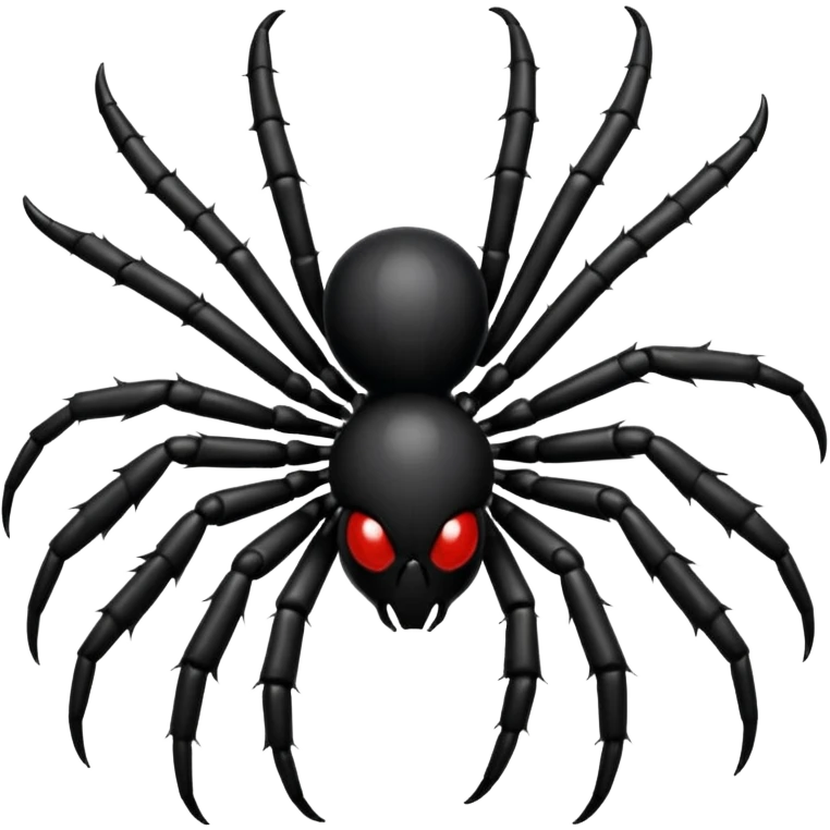 Black coloured spider emoji,so that I could copy and paste on my bio emoji