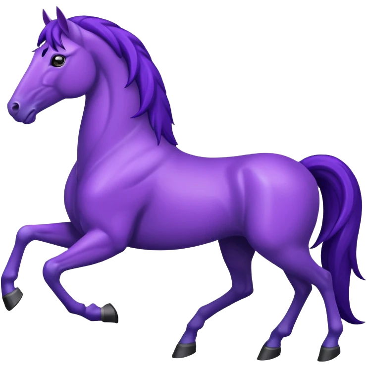 purple horse emoji