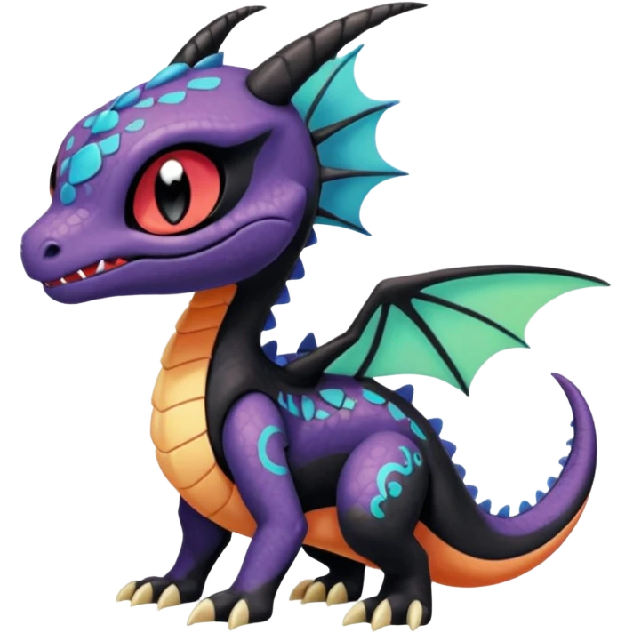 Meloetta-Salandit-Spyro-Toothless-Stitch-Pokémon-Fakémon-creature-hybrid emoji