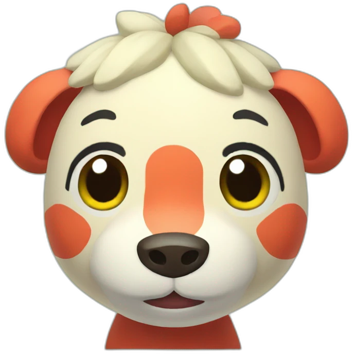 poppy animal crossing emoji