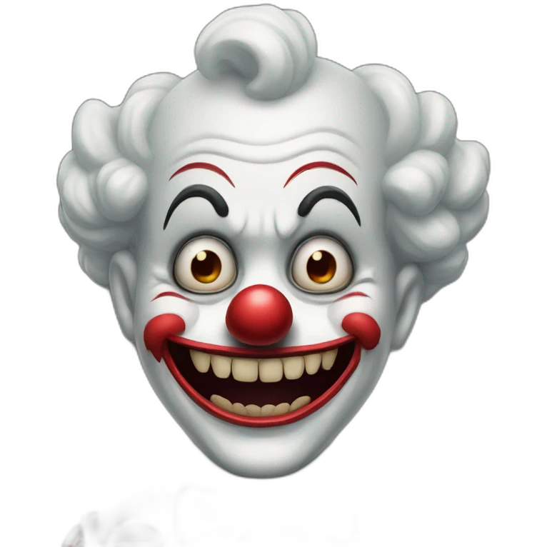 horror happy clown emoji