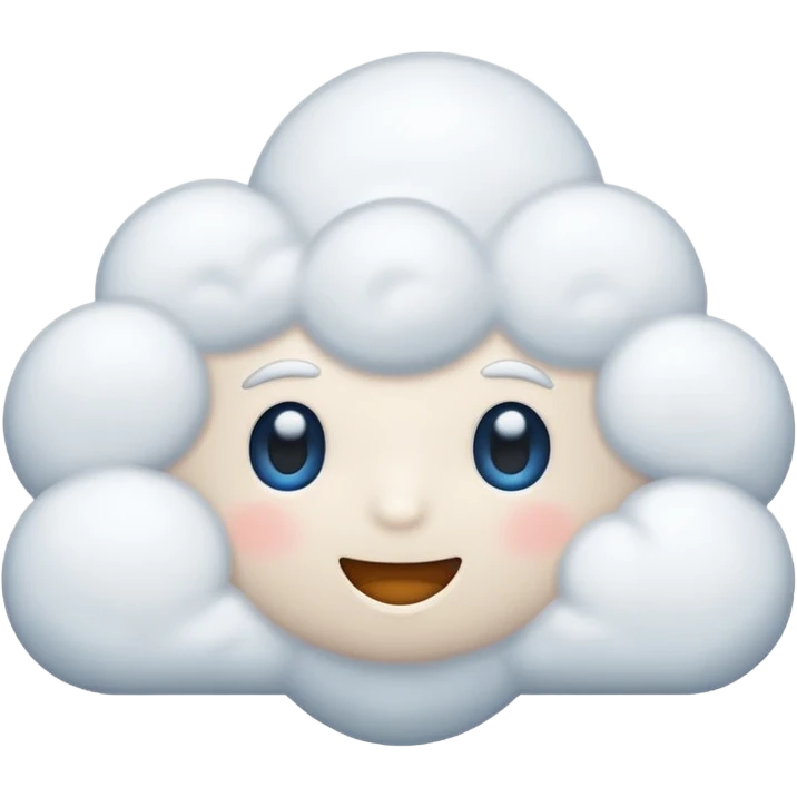 snowy cloud emoji