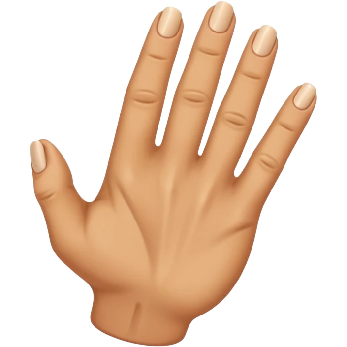 Bent thumb emoji