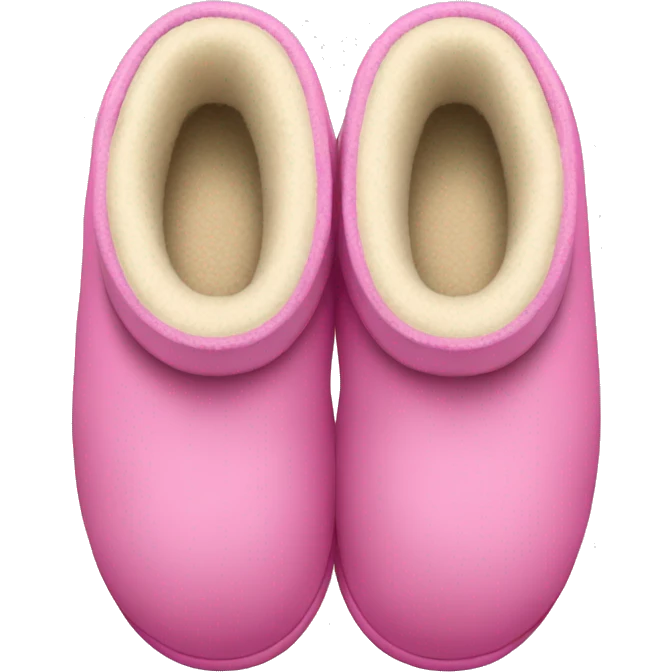 Pink UGG slippers emoji