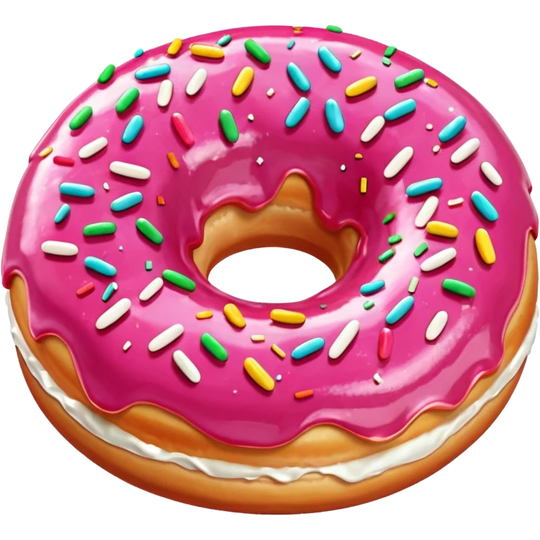 pink donut emoji