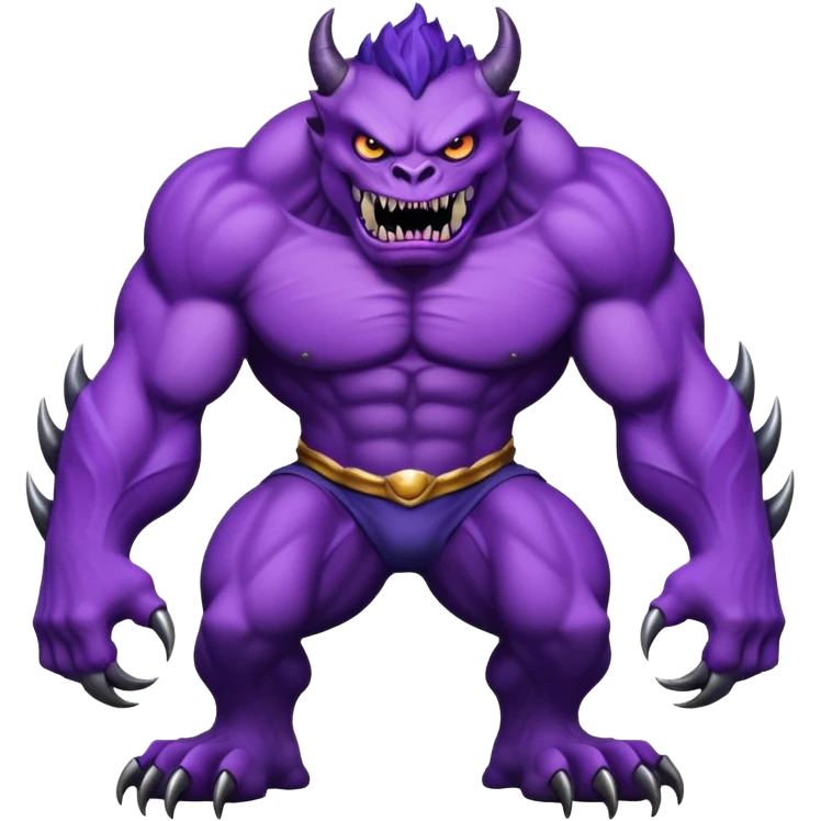 A monster that is very buff that it could destroy universe  emoji