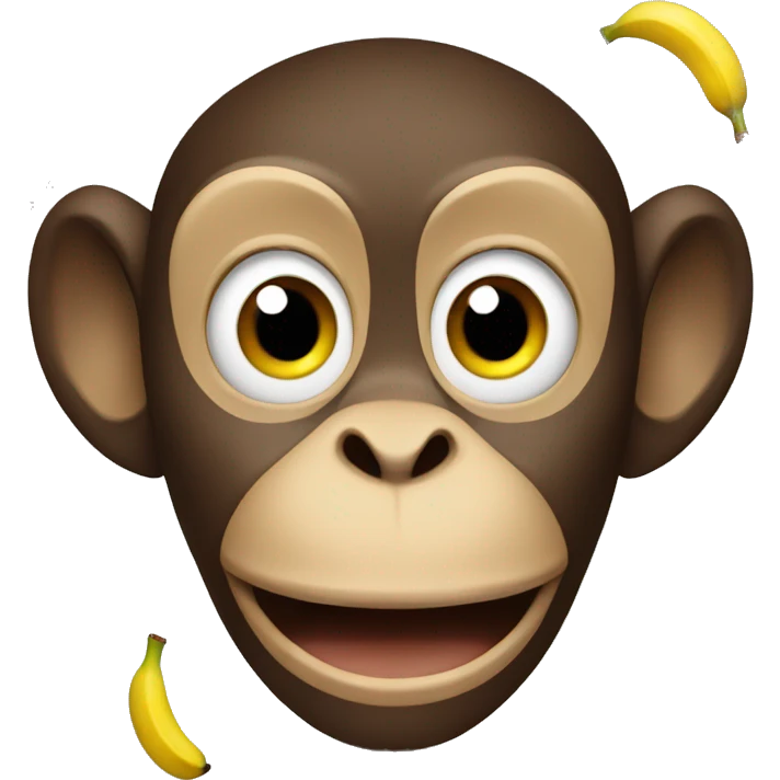 Monkey with a banana emoji