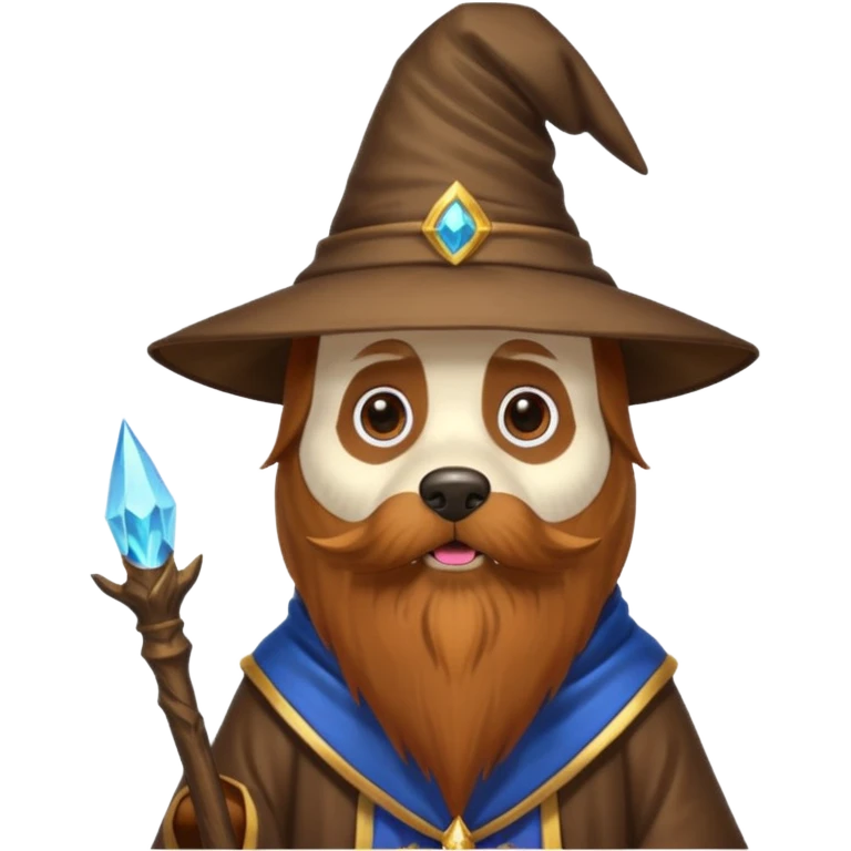 Dog wizard emoji