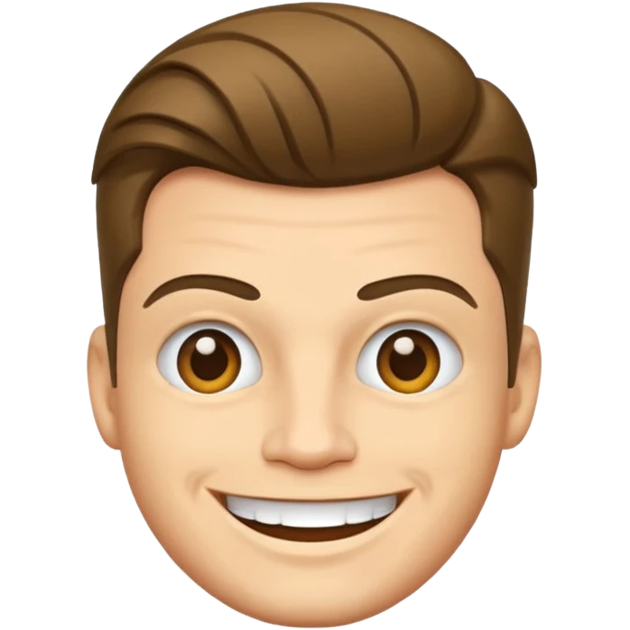 Theo von smiling very wide emoji