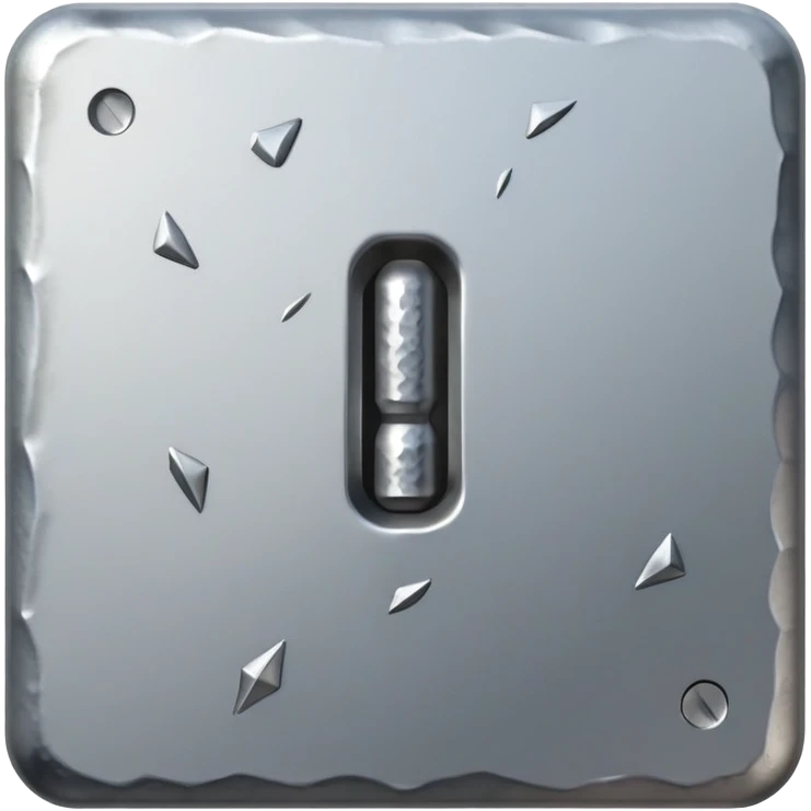 small, fat wall nail with a hammered look emoji