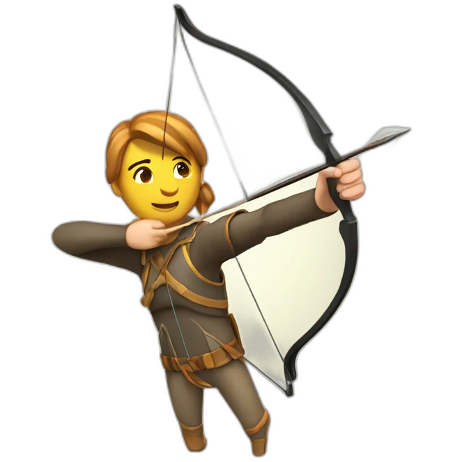 archery 3d emoji