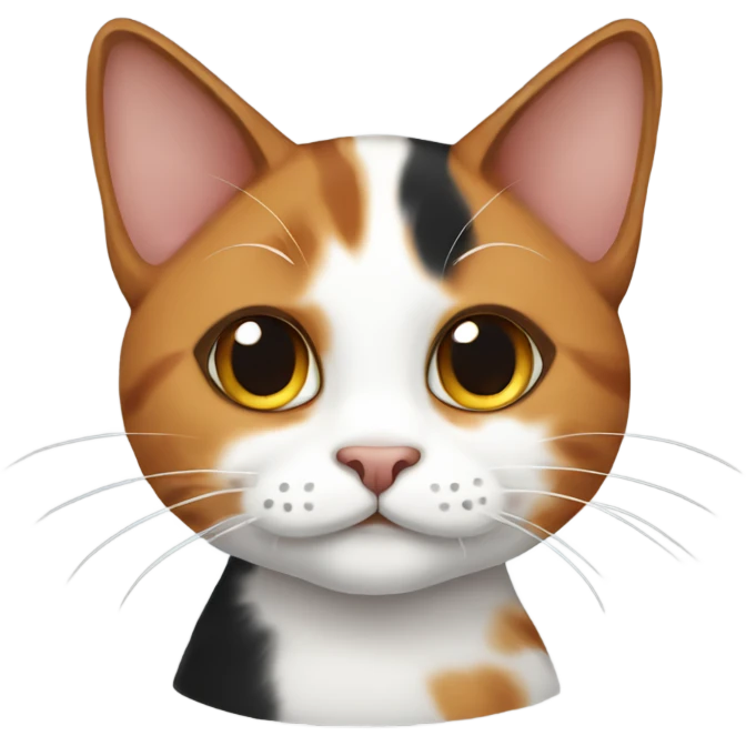 Calico cat emoji