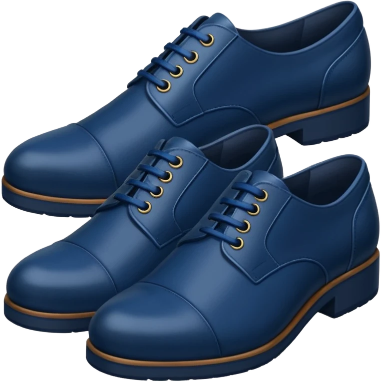dark blue men's shoes emoji