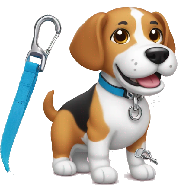 retractable dog leash handle emoji
