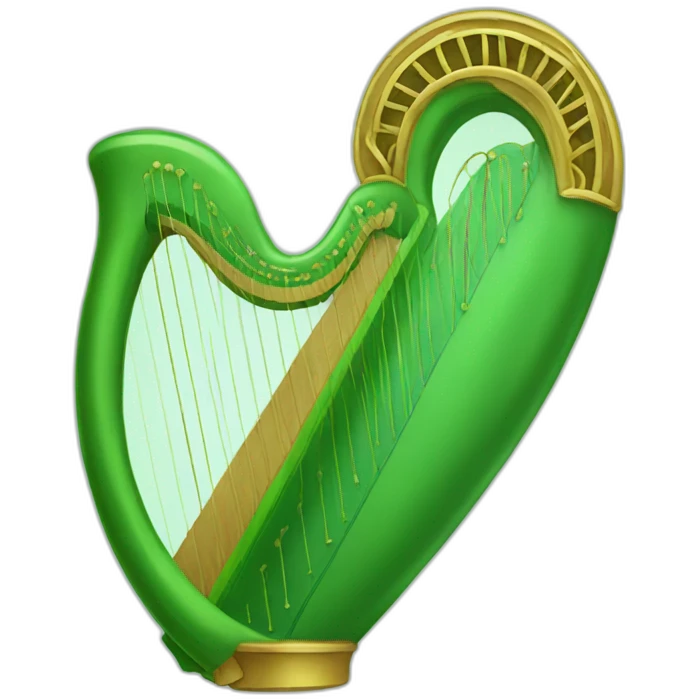 Green Harp emoji