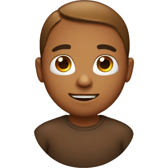 Brown bubble emoji