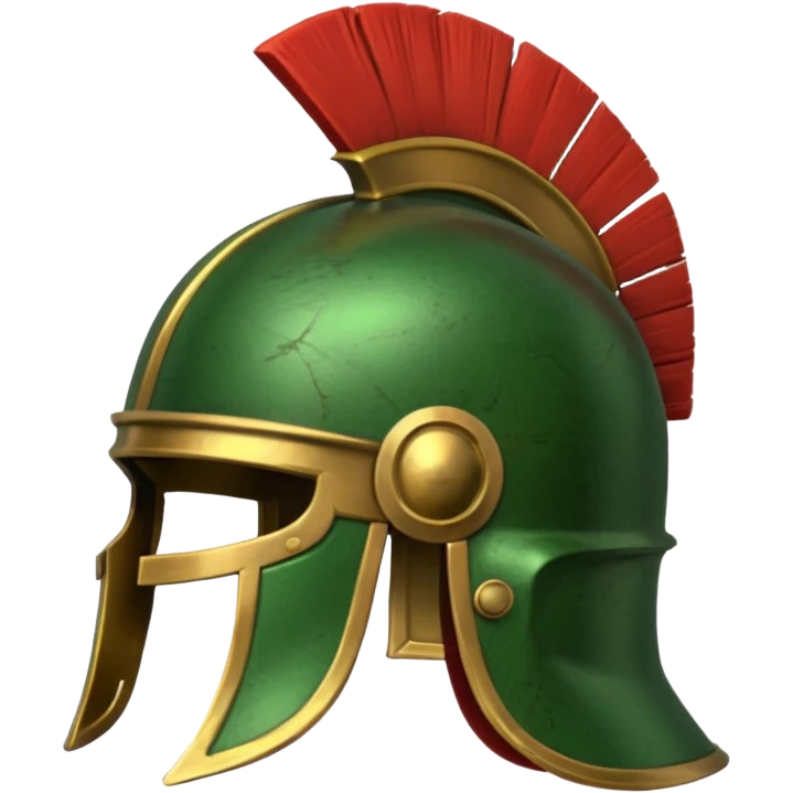 green roman helmate emoji