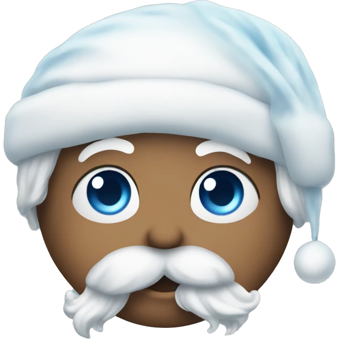aesthetic christmas H with ice emoji