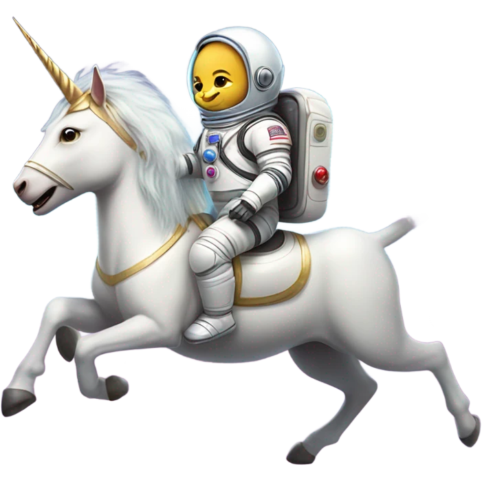 cat astronaut on a unicorn emoji