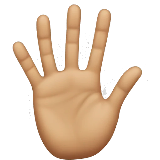 3 fingers  emoji
