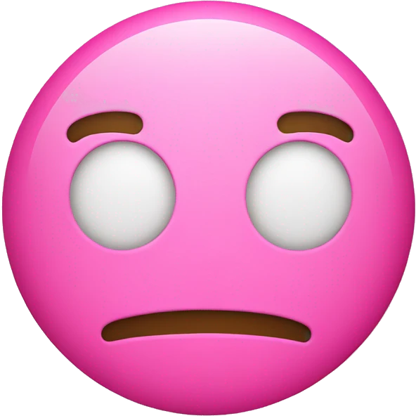 Pink blocked button emoji