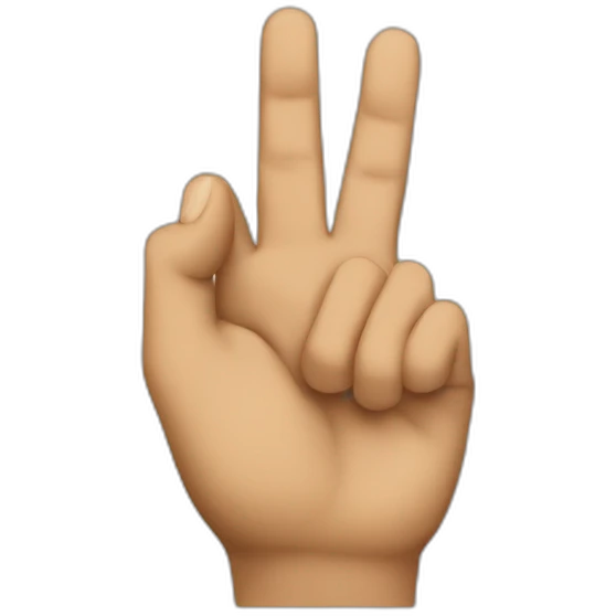 rapper hand sign emoji