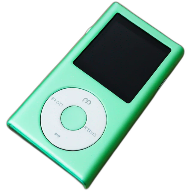 iPod nano 3rd generation mint green emoji