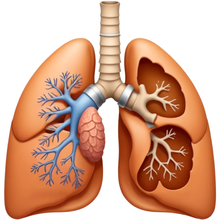 nose, trachea and lungs emoji