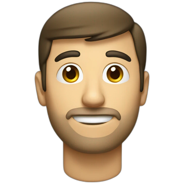 Un hombre rubio montado en el cohete de iphone emoji