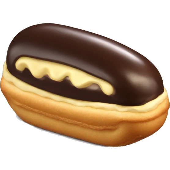 chocolate eclair  emoji