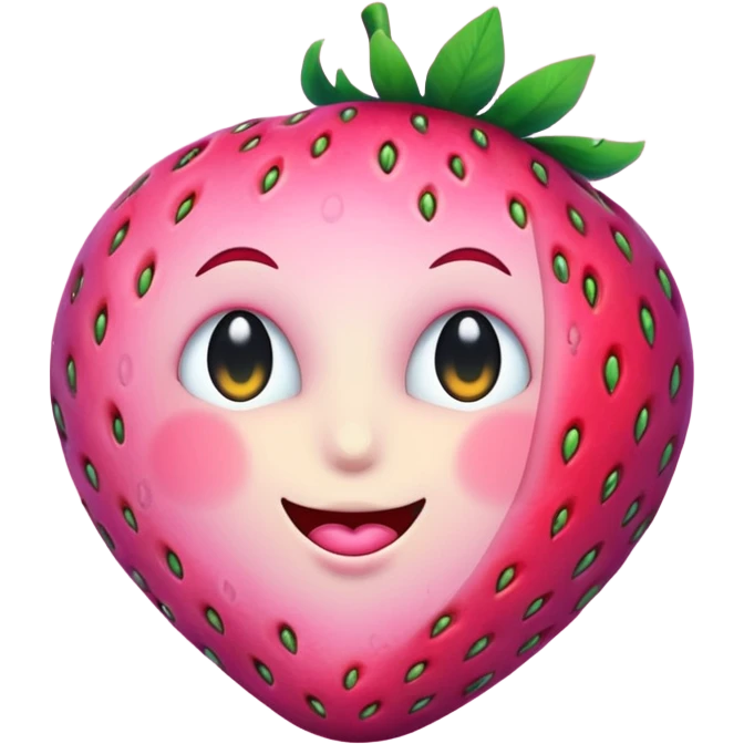 strawberry moon emoji