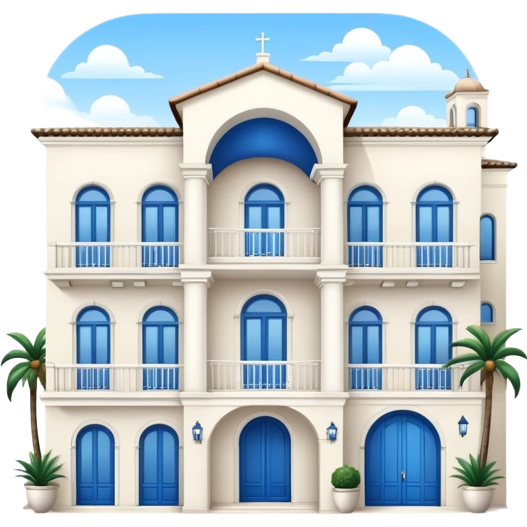 white villa emoji
