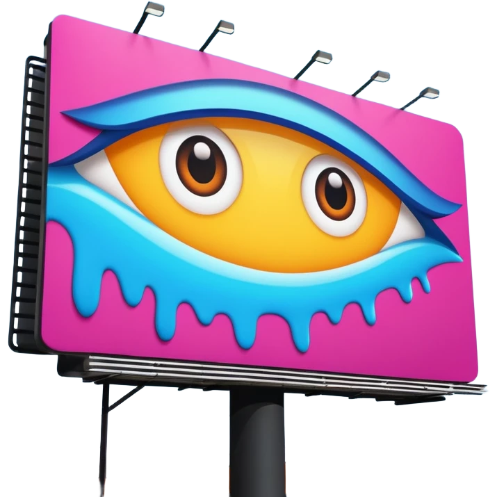 billboard ad emoji