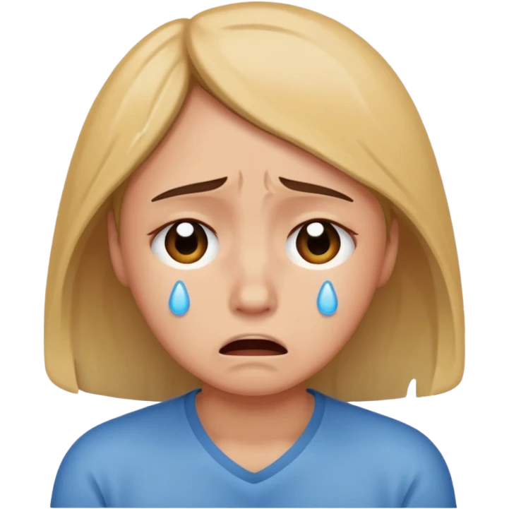 être triste pleurer emoji
