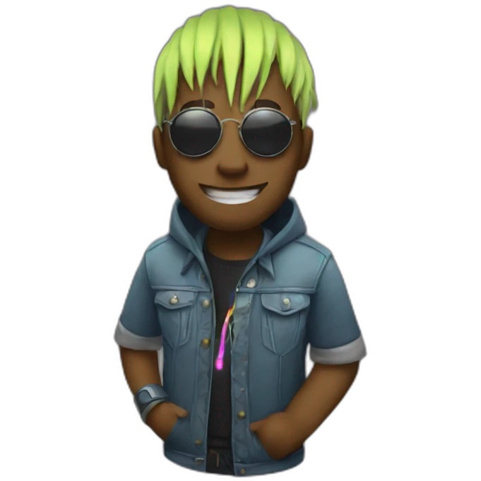 Avatar as a raver emoji