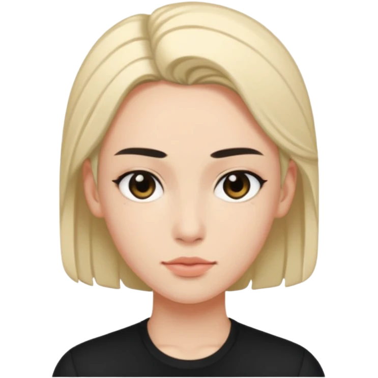 make it non gendered, black top, says PION! on their forehead emoji