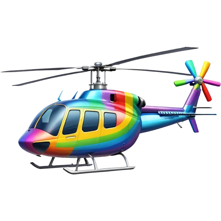 gay helicopter  emoji
