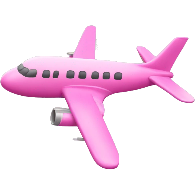Pink airplane  emoji
