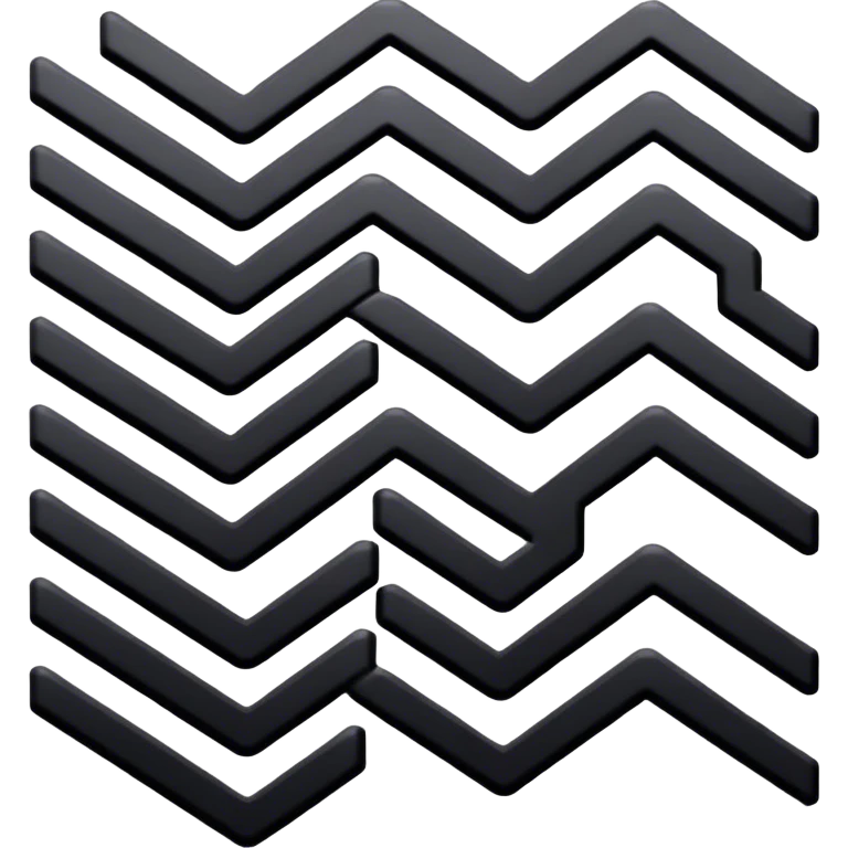 chevron right black emoji