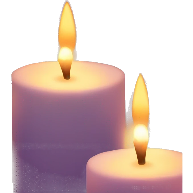 candles and coziness emoji