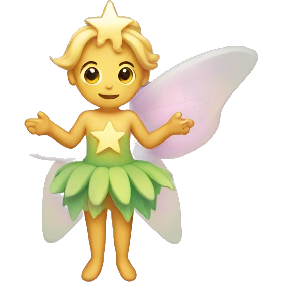 Star shape fairy emoji
