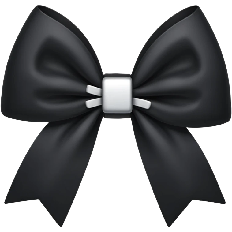 Cute dark bow emoji