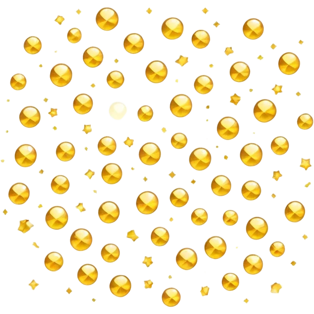 Golden sparkle emoji