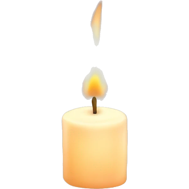 Cozy candle emoji