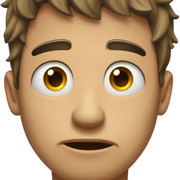 Crying man emoji