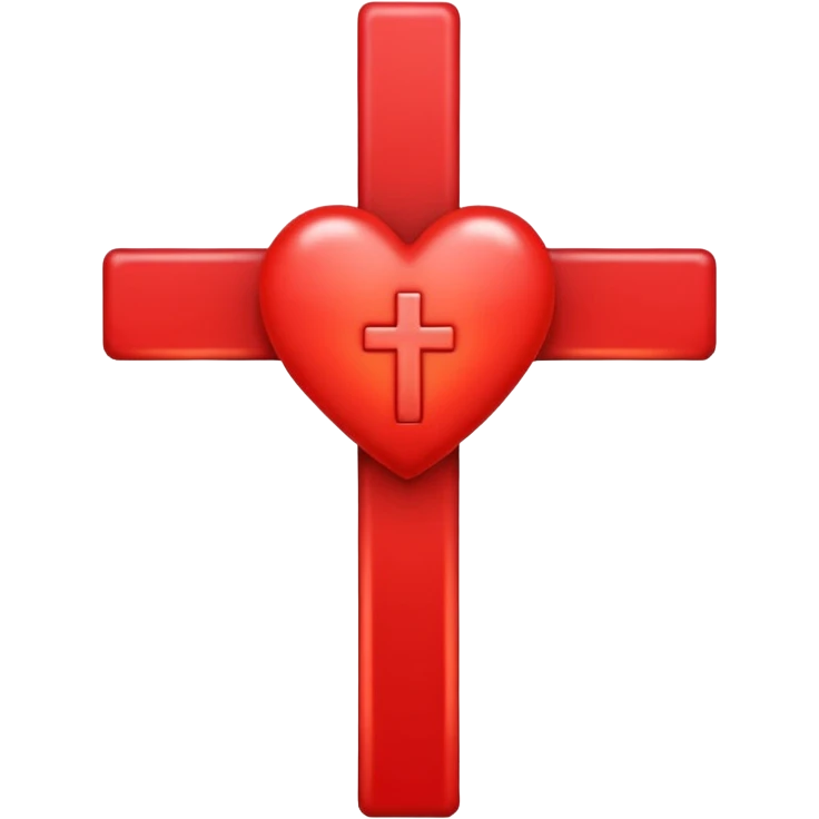 heart on the cross  emoji